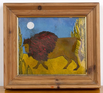 Lot 343 - Beryl Turpin (1926-2016) 'Bison', enamel on...