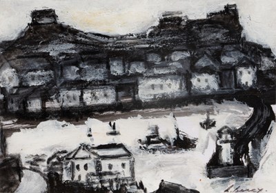 Lot 56 - Ray Barry (1931-2022) St. Ives, 1998 gouache...