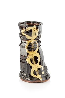 Lot 660 - Dylan Bowen (b.1967) Two vases slipware signed...