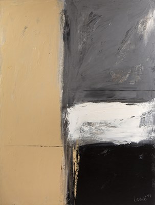 Lot 131 - Ben Lowe (b.1976) Black into Grey, 2003 signed...