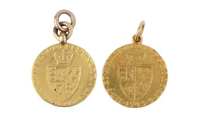 Lot 365 - Two George III spade guineas, 1788 and 1793,...