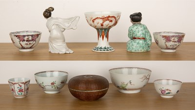 Lot 73 - Group of porcelain pieces Chinese to include a...