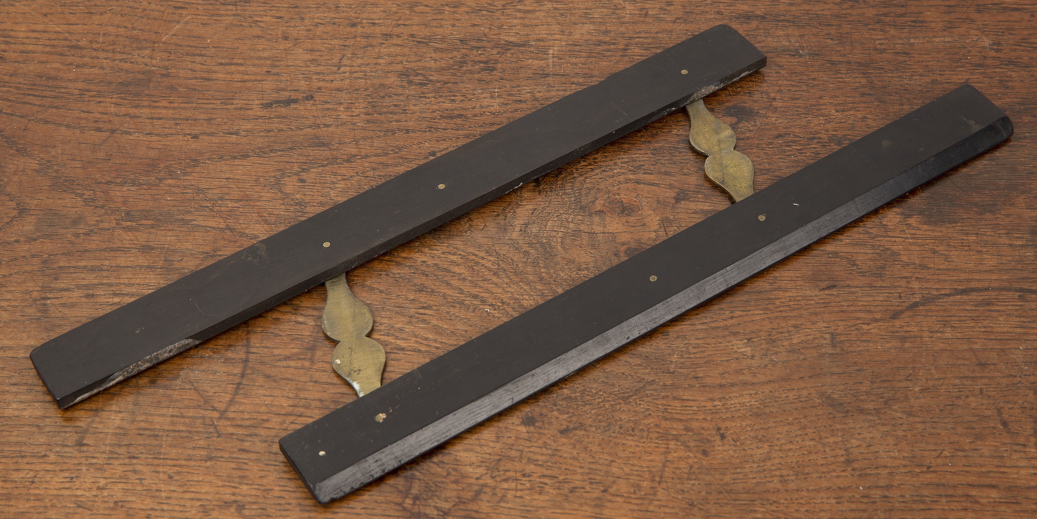 Lot 218 - Gillows of Lancaster parallel ruler ebony
