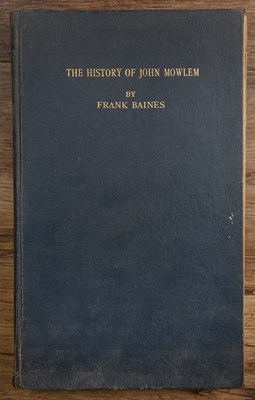 Lot 221 - Author's proof, 'The History of John Mowlem'...