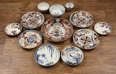 Lot 155 - Collection of Imari-style porcelain Japanese,...