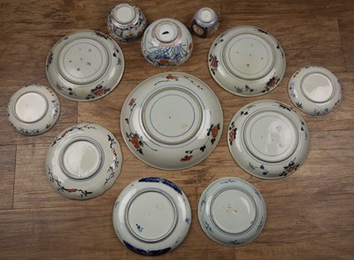 Lot 155 - Collection of Imari-style porcelain Japanese,...