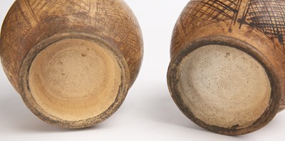 Lot 116 - Two early bronze age pottery vessels 3000bc...