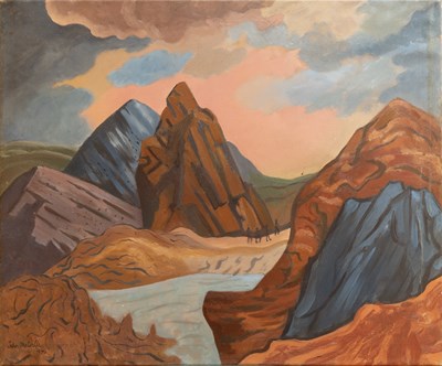 Lot 207 - John Melville (1902-1986) Mountainous...