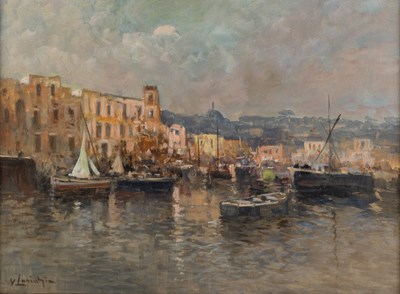 Lot 121 - Vincenzo Laricchia (b.1940) Procida signed...