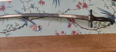 Lot 355 - A Middle Eastern sword