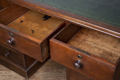 Lot 27 - Mahogany desk in the manner of Gillows 19th...