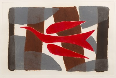 Lot 111 - Breon O'Casey (1928-2011) Red Bird, 1999 7/15,...