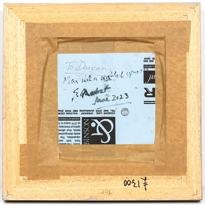 Lot 418 - Simon Quadrat (b.1946) Man with Wistful...