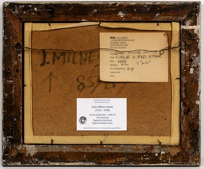 Lot 254 - John Milnes-Smith (1912-1988) Circles & Red...