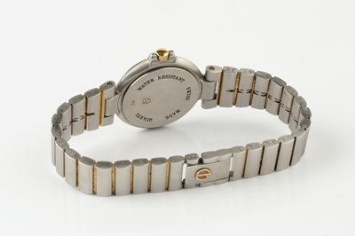 Lot 102 - A stainless steel bracelet watch by Dunhill,...