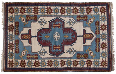 Lot 10 - A hand-woven Turkish rug