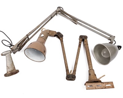 Lot 150 - Two industrial lamps