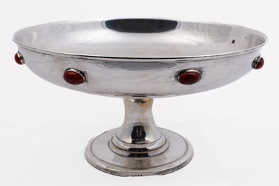 Lot 103 - A pair of Scottish Arts & Crafts silver plated comports in the manner of Liberty & Co.