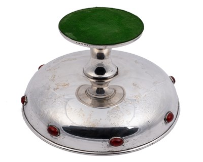 Lot 103 - A pair of Scottish Arts & Crafts silver plated comports in the manner of Liberty & Co.