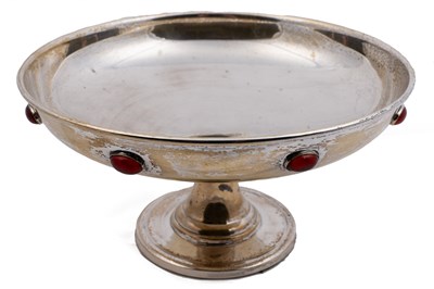 Lot 103 - A pair of Scottish Arts & Crafts silver plated comports in the manner of Liberty & Co.
