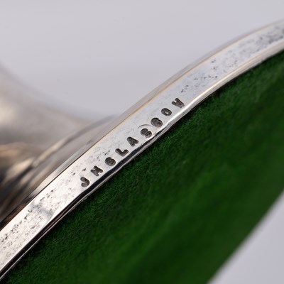 Lot 103 - A pair of Scottish Arts & Crafts silver plated comports in the manner of Liberty & Co.