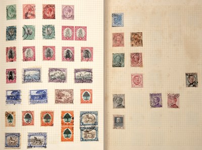 Lot 354 - Antique and later British and world stamps in...