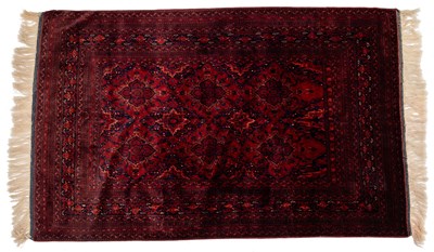 Lot 1015 - A 20th century Kerman style Persian silk blend rug