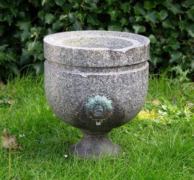 Lot 1264 - A 19th century Neoclassical, possibly Swedish, fountain urn