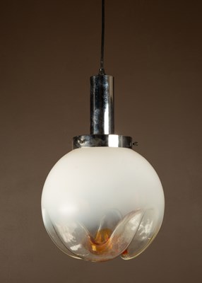 Lot 187 - A Mazzega Murano glass ceiling light