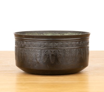 Lot 421 - Bronze bowl Chinese, 17th/18th Century having...