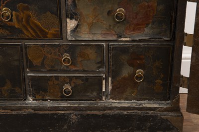 Lot 42 - Lacquer cabinet Japanese, circa 1700, with a...