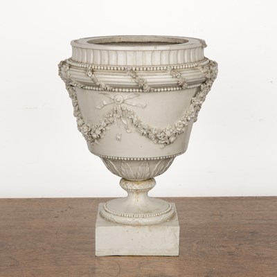 Lot 277 - Classical shaped porcelain urn German, 18th...