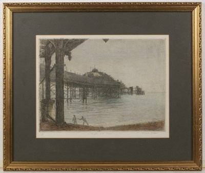 Lot 143 - Michael Blaker (1928-2018) 'The Pier, Late...