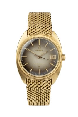 Lot 415 - An 18ct gold gentleman's Omega Constellation...