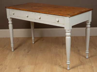 Lot 84 - A 19th century pine side table