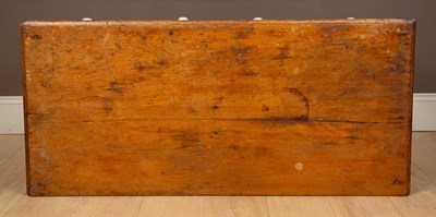 Lot 84 - A 19th century pine side table