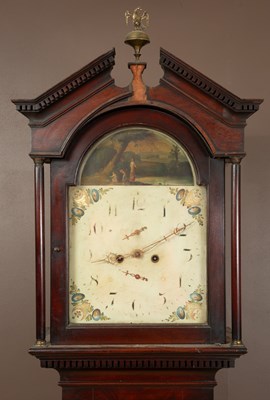 Lot 65 - A 19th century mahogany longcase clock