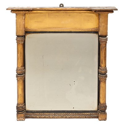 Lot 60 - A 19th century gilt framed mirror