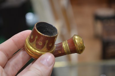 Lot 438 - Twenty two tophane clay pipes Ottoman,...