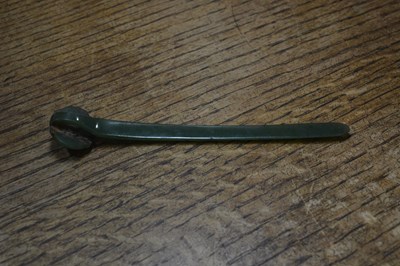 Lot 212 - Two jade hairpins Chinese, 18th/19th Century...