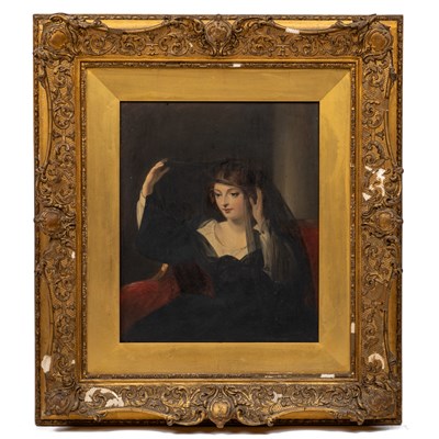 Lot 62 - After Charles Robert Leslie RA (British 1794-1859), Olivia lifting her veil