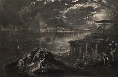 Lot 74 - John Martin (British 1789-1854), 'The Fall of Babylon'