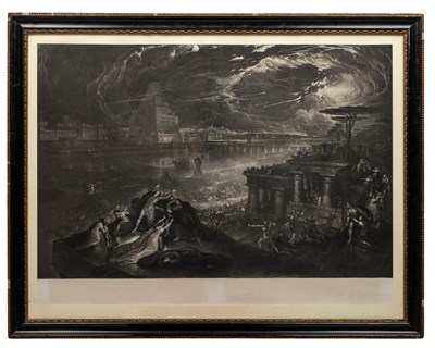 Lot 74 - John Martin (British 1789-1854), 'The Fall of Babylon'