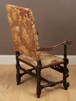 Lot 308 - A Carolean armchair