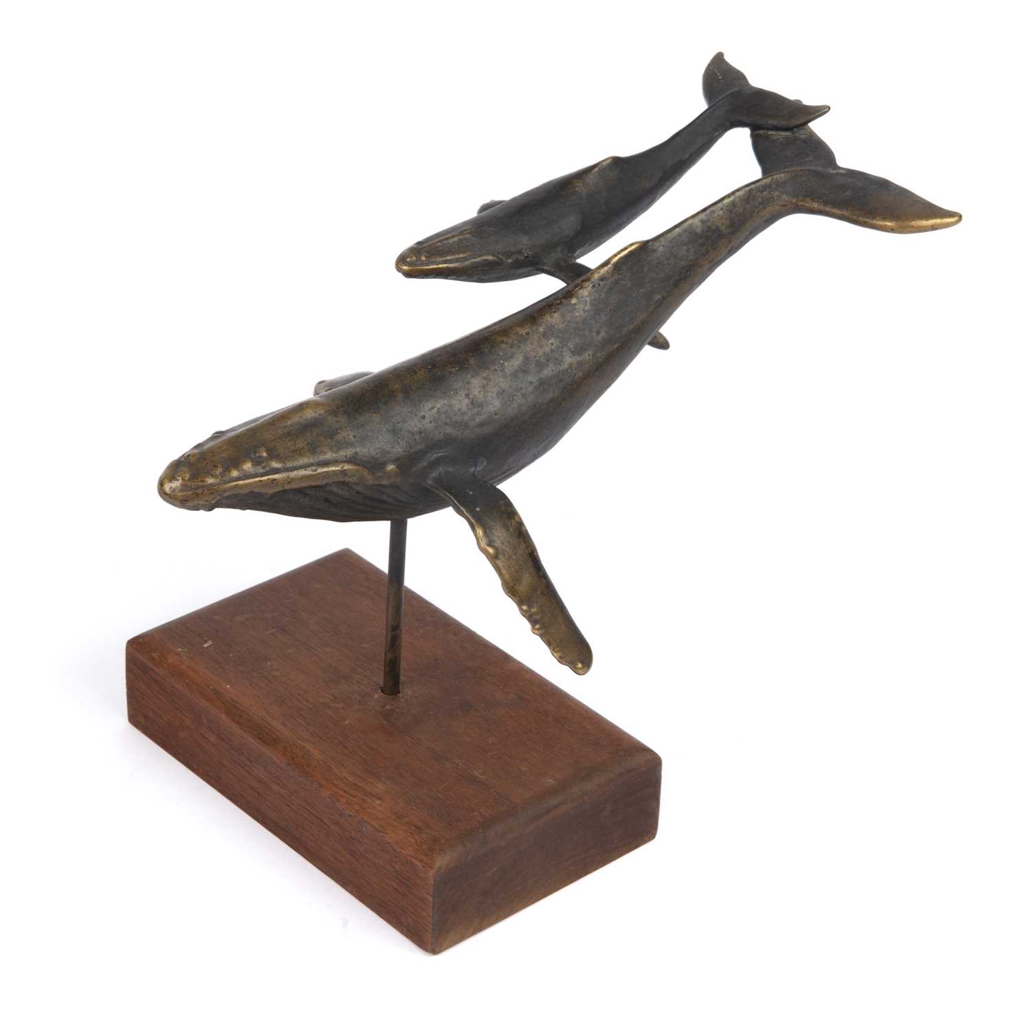 Lot 35 - Scott Nelles (American), Humpback Whale and Calf