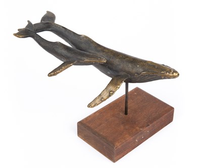 Lot 35 - Scott Nelles (American), Humpback Whale and Calf