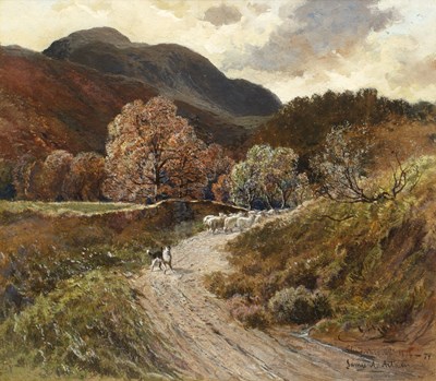 Lot 268 - James Alfred Aitken (1846-1897) Landscape with...