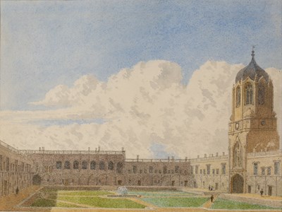 Lot 301 - George Pyne (1800-1884) Tom Quad, Christchurch,...