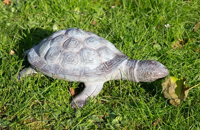 Lot 1216 - A contemporary sculpture of a tortoise