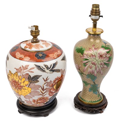 Lot 346 - Two table lamps